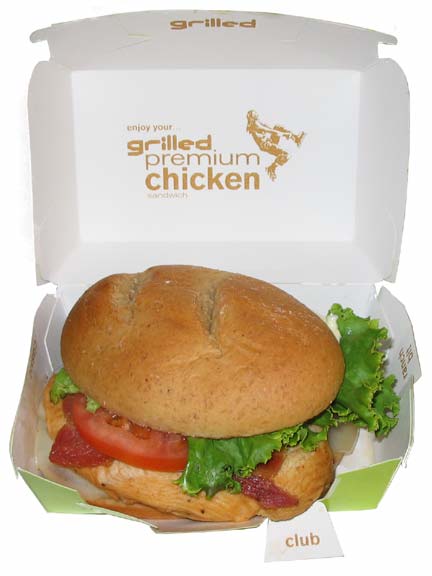 McDonald's Premium Grilled Chicken Club Sandwich